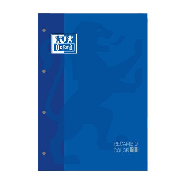 Quaderno sostitutivo Oxford School Classic A4 - Copertina morbida - Incollato - 80 fogli - Griglia 5x5 - Colore blu navy