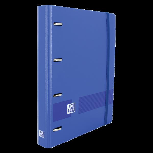 Oxford Live & Go A4+ Polyfoam EuropeanBinder - Lumo da 45 mm - Anelli 4DX35mm - Include la sostituzione 5x5 - colore blu navy