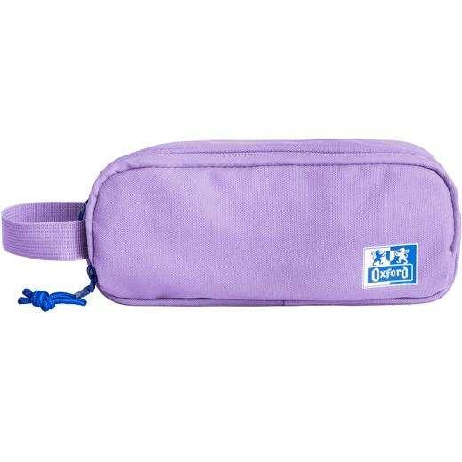 Oxford B -Smart Case di portatatodi - 3 Compartimenti - ASA laterale - Prodotto in materiale riciclato - Colore della lavanda