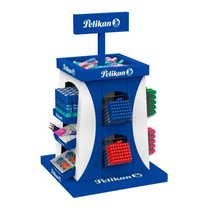 Pelikan School Display da 364 unità - Matite di grafite - Temperamatite - Gomme - Correttore - Colla - Penne - Evidenziatore