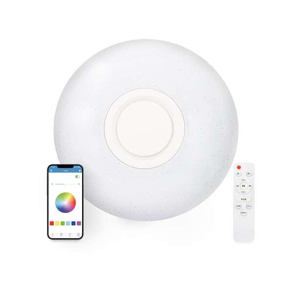 Altoparlante LED Rainbow da soffitto Ksix - RGB - 30W - 40cm