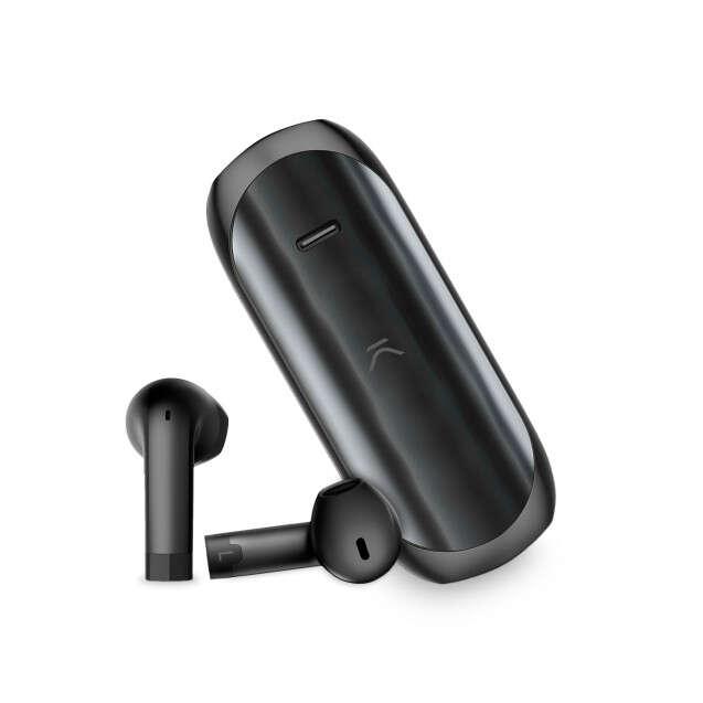 Bracciale wireless KSIX HALLEY con microfono Bluetooth 5.1 - Durata batteria 4 ore - Controllo touch - Custodia per caricatura