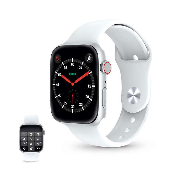 Smartwatch Ksix Urban 4 - Frequenza Cardiaca - Monitoraggio del Sonno - Colore Bianco