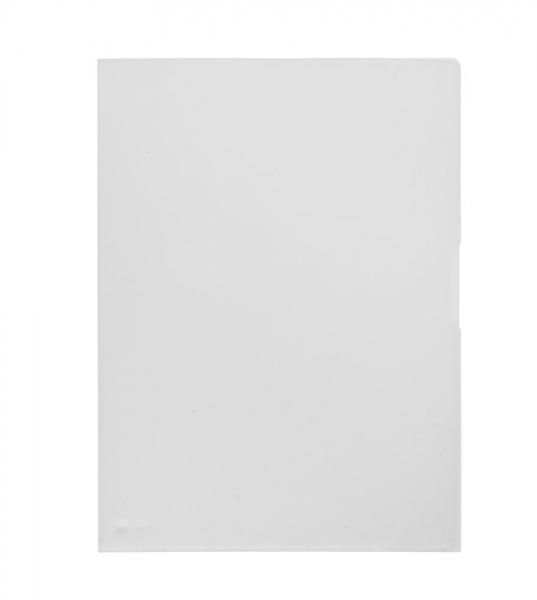 Confezione Marrone da 100 Dossier Folio Trasparenti con Unghia 130 Micron Caratteristiche -Scatola da 100 dossier trasparenti c