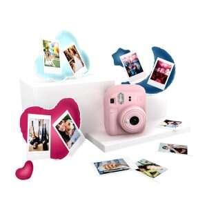 Fujifilm Pack Best Memories Instax Mini 12 Blossom Pink Fotocamera istantanea Instax Mini Film 10 unit . 3 cornici per foto -