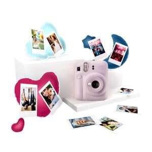 Fujifilm Pack Best Memories Instax Mini 12 Lilla Viola Fotocamera Istantanea Pellicola Instax Mini 10 fogli 3 Cornici - Dimen