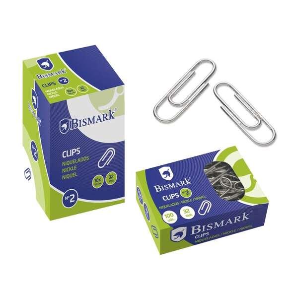 BISMARK 100 Clip Pacco N2 32mm - Nichel