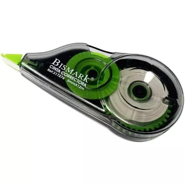 Nastro correttivo bismark 5mm x 12m - corpo trasparente - forma ergonomica