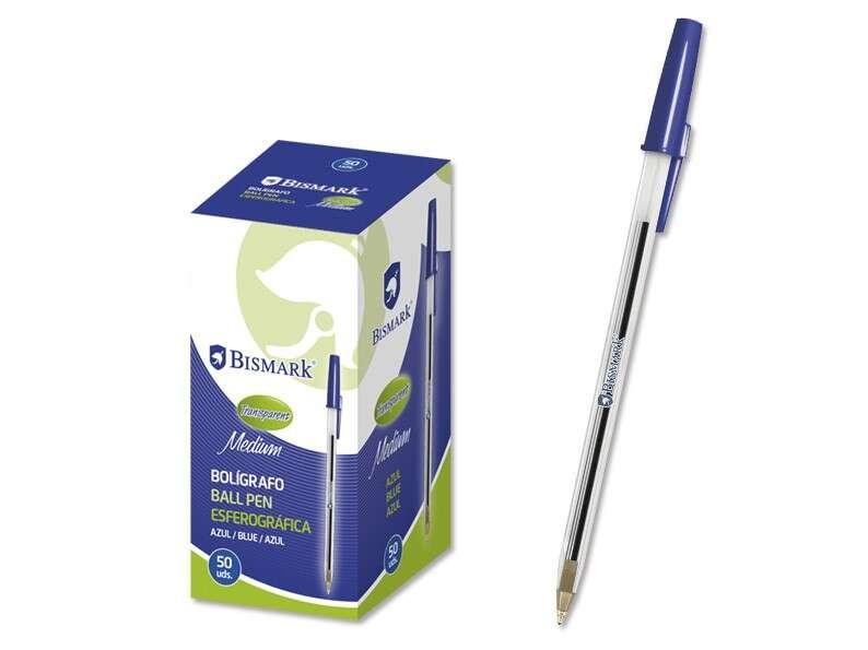 Bismark Pen - Tunning Round Suggerimento - Tappo di colori Capuchon e inchiostro - Colore blu -