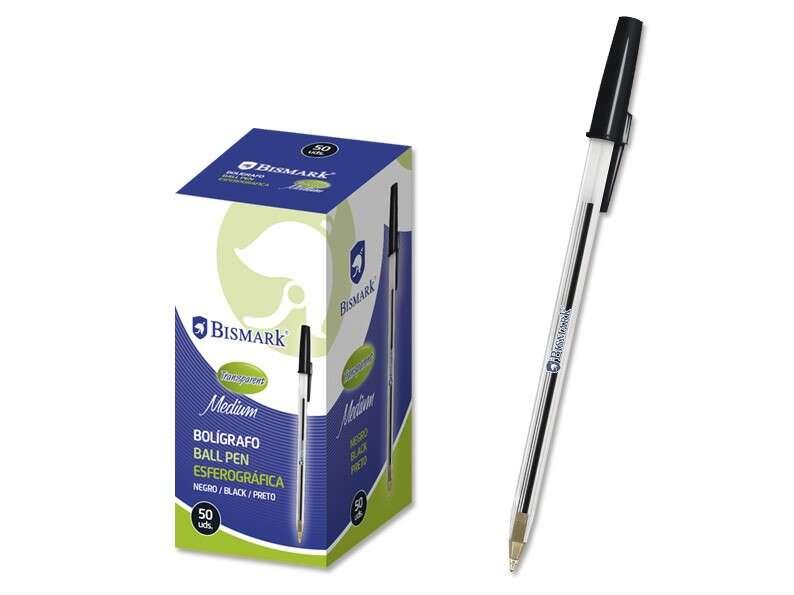 Bismark Ballpoint Pen - Tunning Round Suggerimento - Tappo di colori Capuchon e inchiostro - colore nero