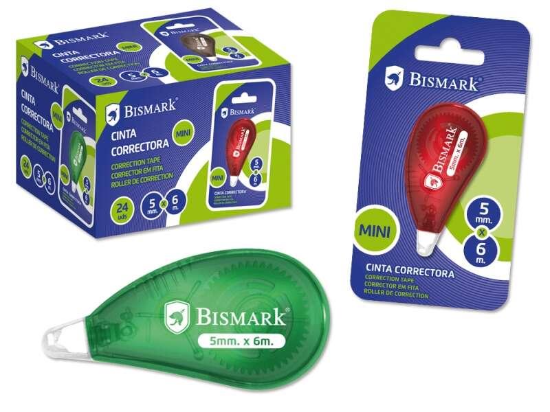 Mini nastro per correzione a secco Bismark - Alta qualit - Correzione rapida - Non sbava - Non lascia segni sulle fotocopie
