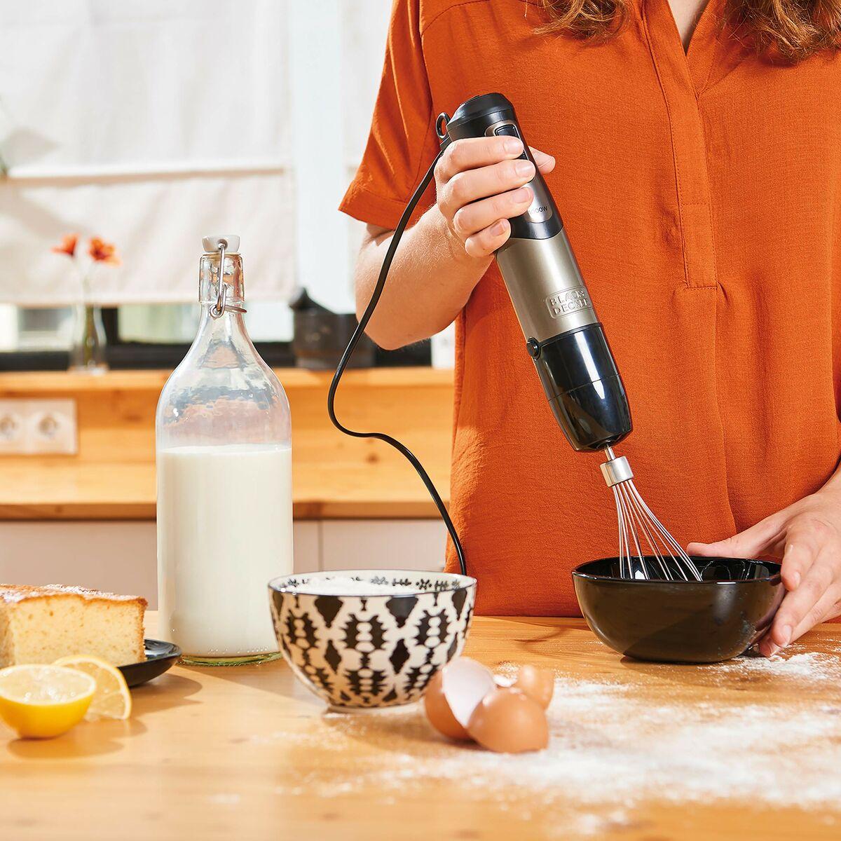 Black+Decker BXJB800E robot da cucina 1,5 litri, Nero, Acciaio