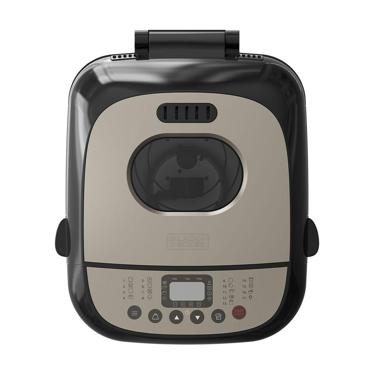 BLACK+DECKER Macchina per il pane 600W Nera