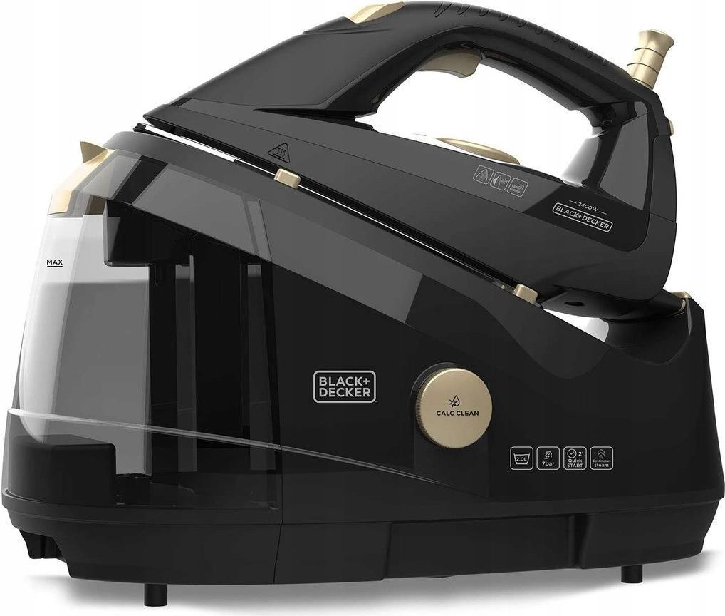 Black+Decker ES9180200B BXIR2403E Stazione da stiro, 2400, Nero