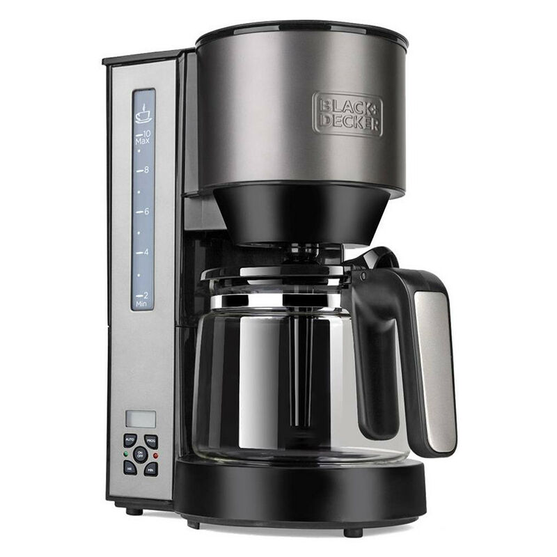Caffettiera Black+Decker BXCO870E, 1000, acciaio inossidabile, 1,25 litri
