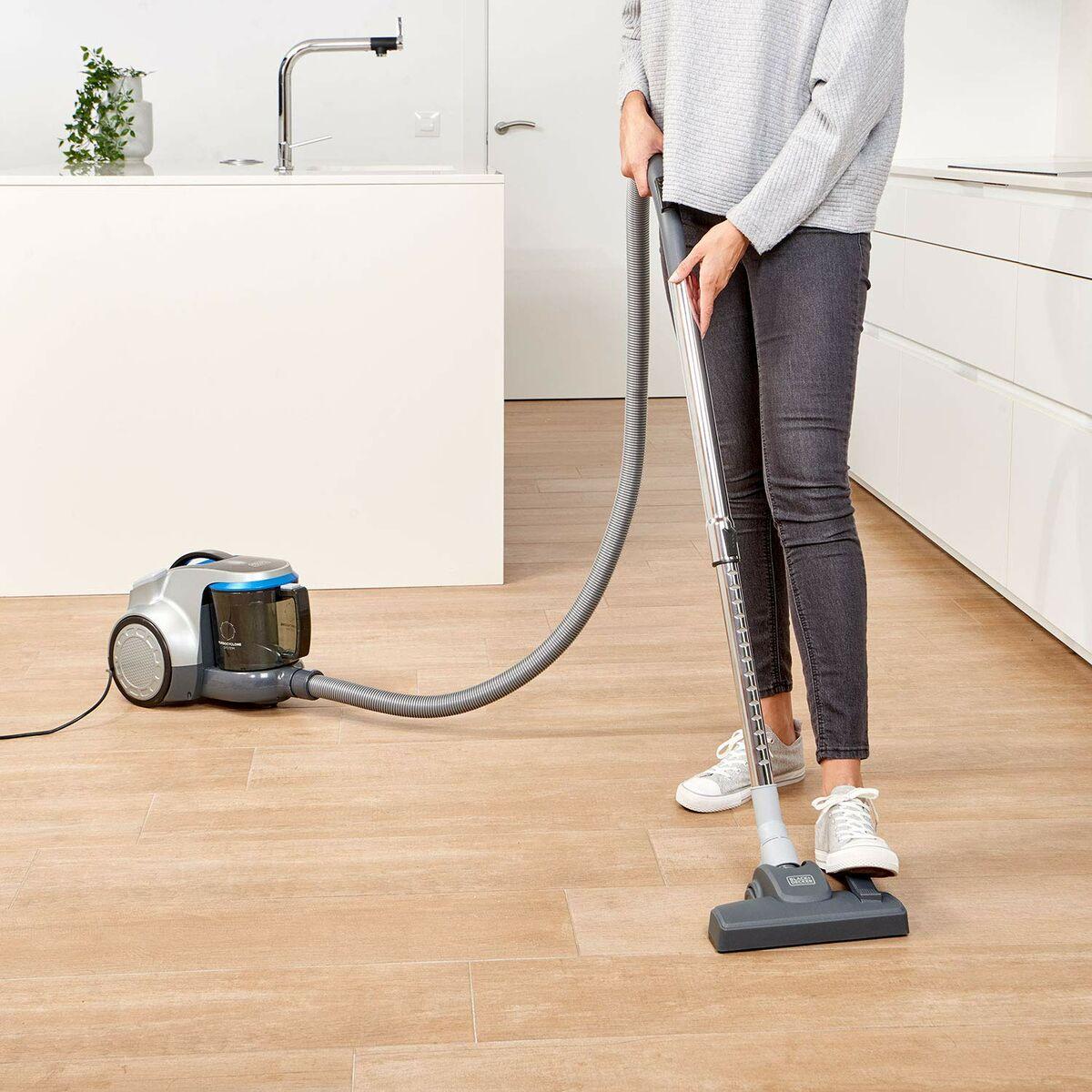 Black+Decker BXVML700E ES9480000B, Aspirapolvere senza sacco, Grigio, 700w, 700 W