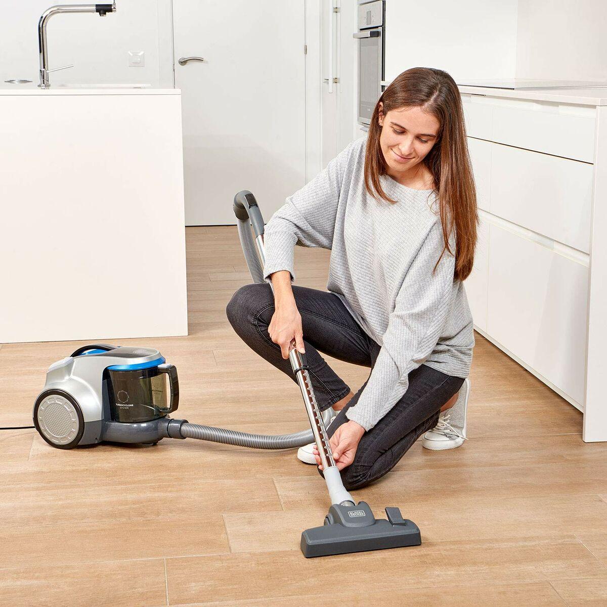 Black+Decker BXVML700E ES9480000B, Aspirapolvere senza sacco, Grigio, 700w, 700 W