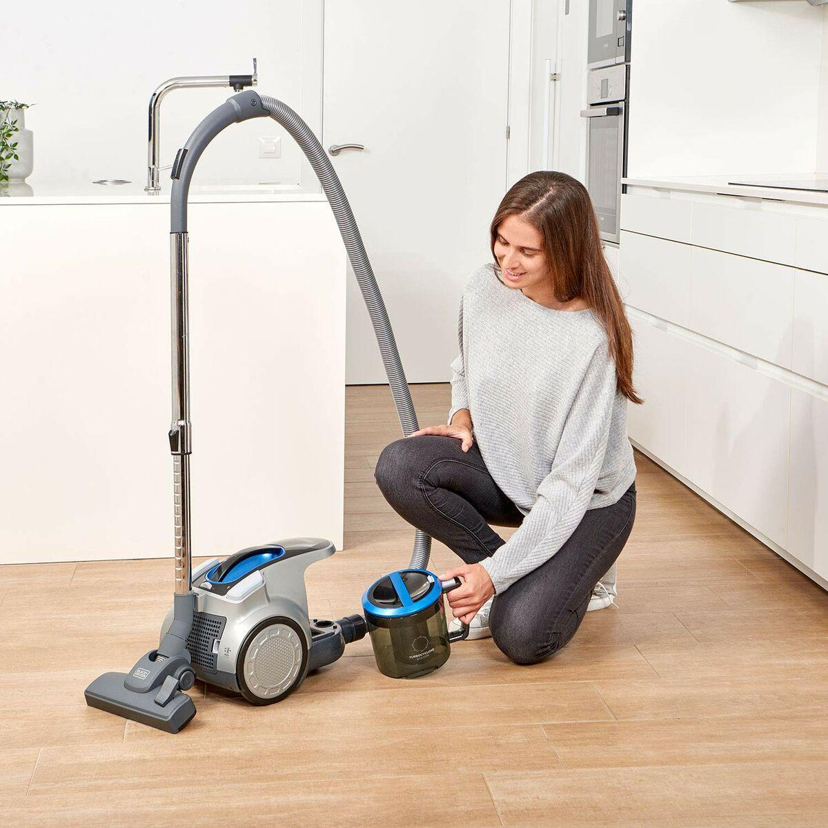 Black+Decker BXVML700E ES9480000B, Aspirapolvere senza sacco, Grigio, 700w, 700 W