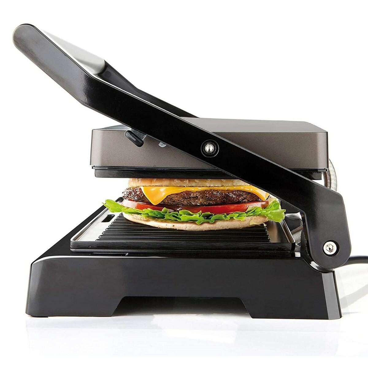 Macchina per panini Black+Decker BXGR1000E 1000 W, plastica, nera