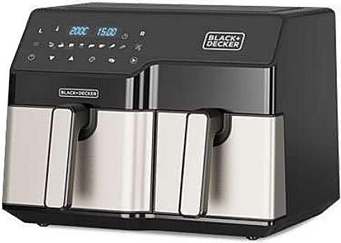 BLACK+DECKER Air Fryer Dual Basket 250