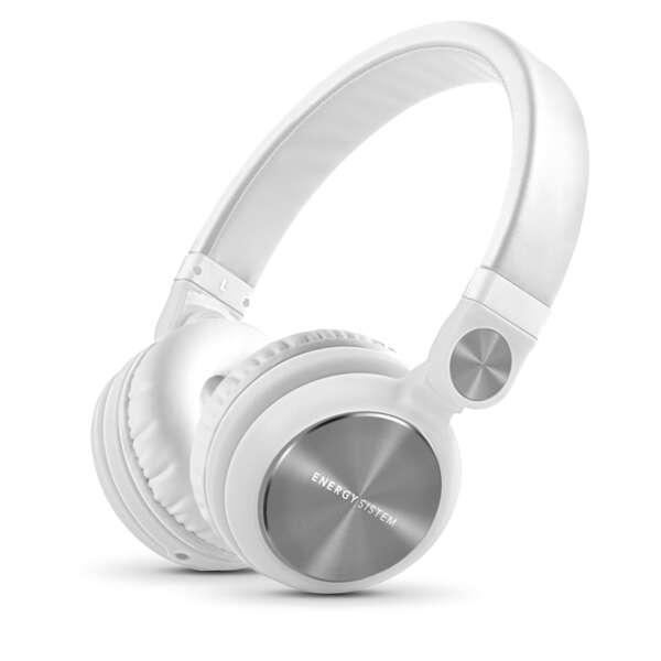 Energy Sistem DJ2 Cuffie Microfono - Cuffie Pieghevoli - Controllo Conversazione - Pieghevoli - Colore Bianco
