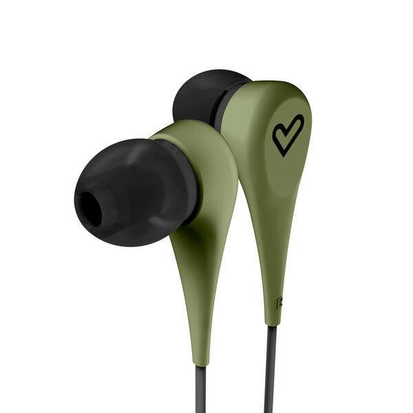 Cuffie Energy Sistem Style 1 - Cavo piatto - Colore verde