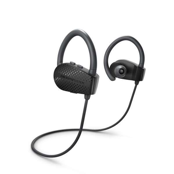 Cuffie Energy Sistem Bluetooth Sport 1 - Assistente Vocale - Resistenti al Sudore - Colore Nero