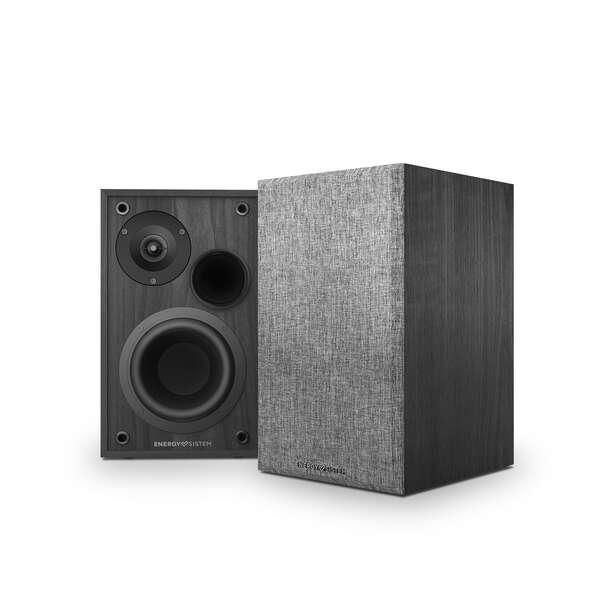 Monitor da Studio Energy Sistem 2 Diffusori da Scaffale Bluetooth Attivi - Doppio Ingresso RCA - Colore Nero