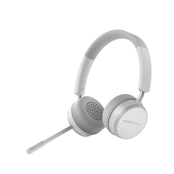 Cuffie Wireless Energy Sistem Office 6 - Bluetooth 5.0 - Chiamate vocali HQ - Ricarica rapida - Colore bianco