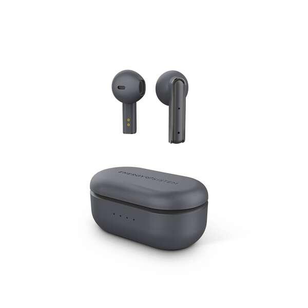 Cuffie Wireless Energy Sistem Style 4 - Design Compatto - Scatola di Ricarica - Colore Grigio