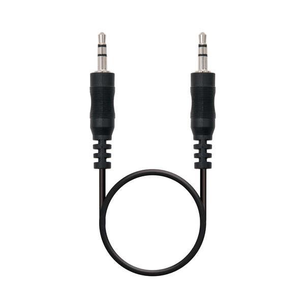 Nanocable 10.24.0100 cavo audio 03 m 3.5mm Nero
