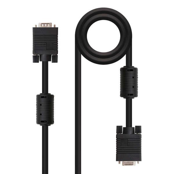 Nanocable 10.15.0202 cavo VGA 1,8 m VGA (D-Sub) Nero