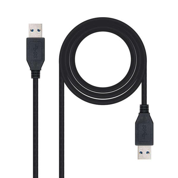 Nanocable 10.01.1001-BK cavo USB 1 m USB 3.2 Gen 1 (3.1 Gen 1) USB A Nero