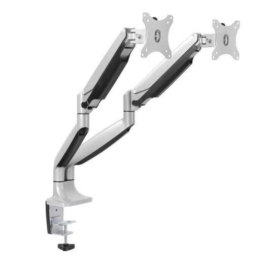 TooQ DB3132TNR-S supporto da tavolo per Tv a schermo piatto 813 cm (32") Argento Scrivania