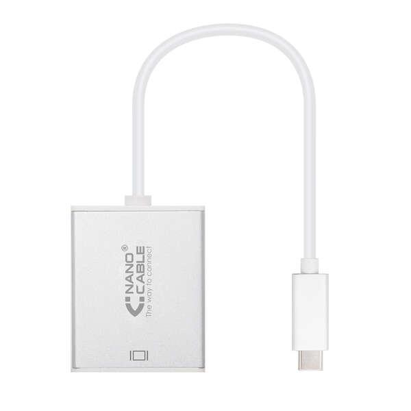 Nanocable 10.16.4101 adattatore grafico USB 1920 x 1200 Pixel Argento