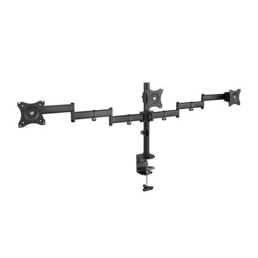 TooQ DB1327TN-B supporto da tavolo per Tv a schermo piatto 686 cm (27") Nero Scrivania