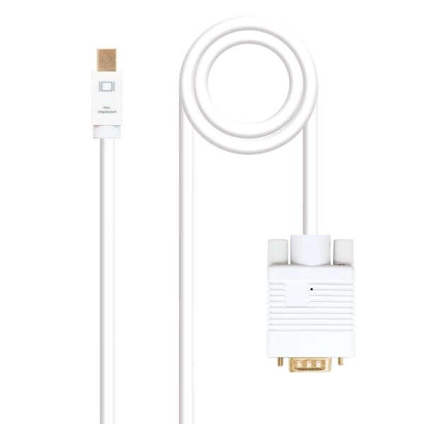 Nanocable 10.15.4105 cavo e adattatore video 5 m Mini DisplayPort HDMI tipo A (Standard) Bianco