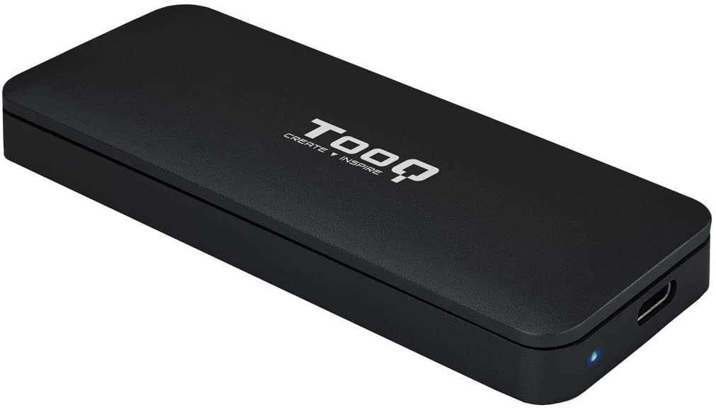 TooQ TQE-2280B contenitore di unità di archiviazione Box esterno SSD Nero M.2