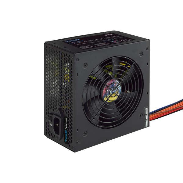 TooQ TQAPOLO-600SP alimentatore per computer 600 W 20+4 pin ATX ATX Nero