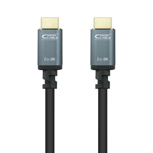 Nanocable 10.15.8000 cavo HDMI 0,5 m HDMI tipo A (Standard) Nero