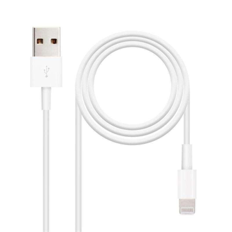 Nanocable 10.10.0400 cavo Lightning 05 m Bianco