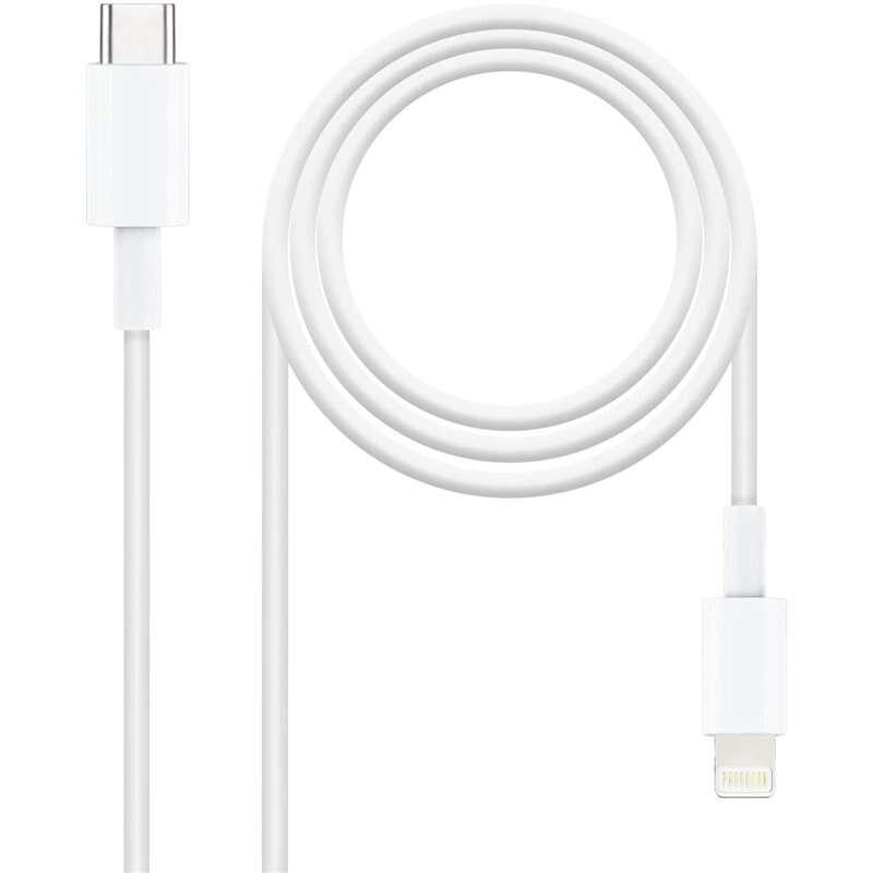 Nanocable 10.10.0600 cavo Lightning 05 m Bianco