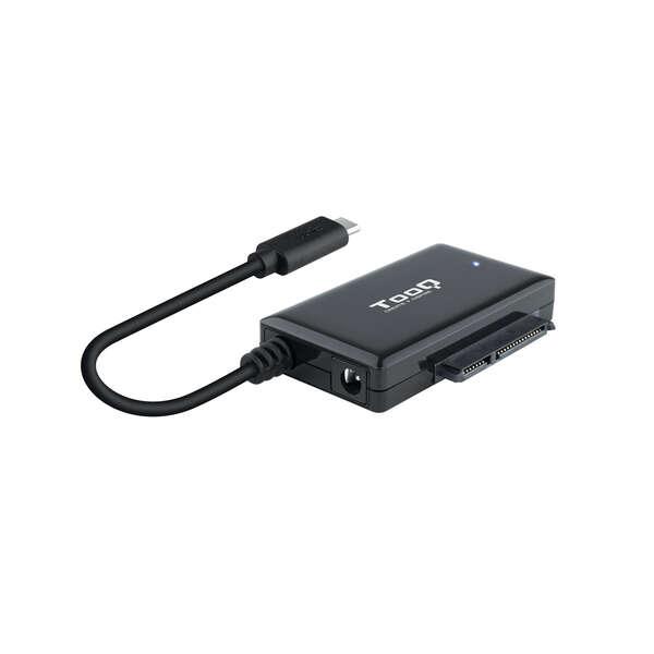 TooQ TQHDA-02C docking station per unità di archiviazione USB 3.2 Gen 1 (3.1 Gen 1) Type-C Nero