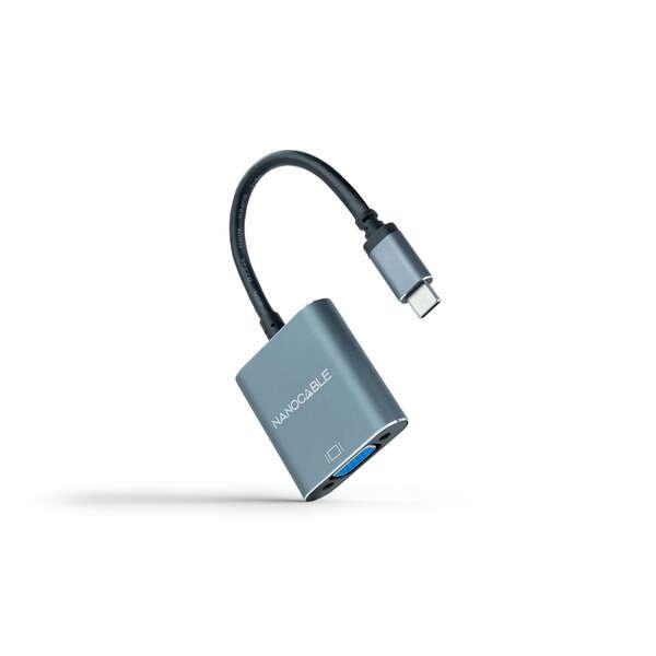 Nanocable 10.16.4101-G adattatore grafico USB 1920 x 1200 Pixel Grigio