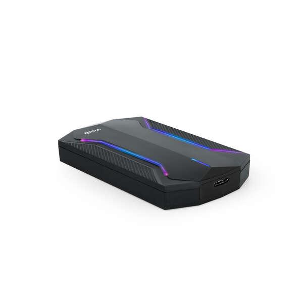 TooQ TQE-2599RGB contenitore di unitÃƒÂ  di archiviazione Box esterno HDD/SSD Nero 2.5"