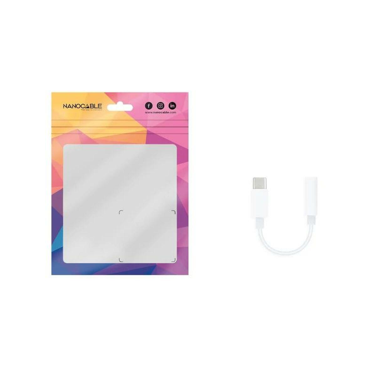 Adattatore audio nanocavo da USB-C-M a Jack-H, bianco