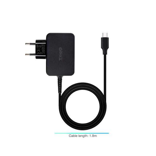 TooQ TQLC-USBCGAN65PD Caricabatterie per dispositivi mobili Computer portatile Nero AC Interno
