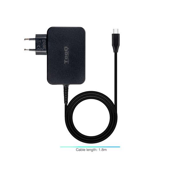 TooQ TQLC-USBCGAN90PD Caricabatterie per dispositivi mobili Computer portatile Nero AC Interno
