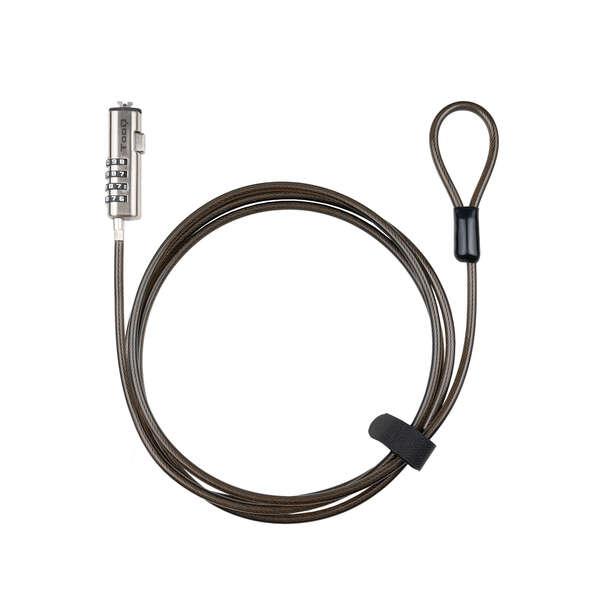 TooQ TQCLKC0035-G cavo di sicurezza Grigio 15 m