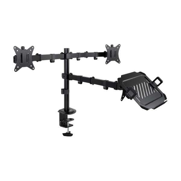 TooQ DB1202TN-B supporto da tavolo per Tv a schermo piatto 813 cm (32") Nero Scrivania